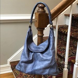 Denim Blue Frye shoulder bag